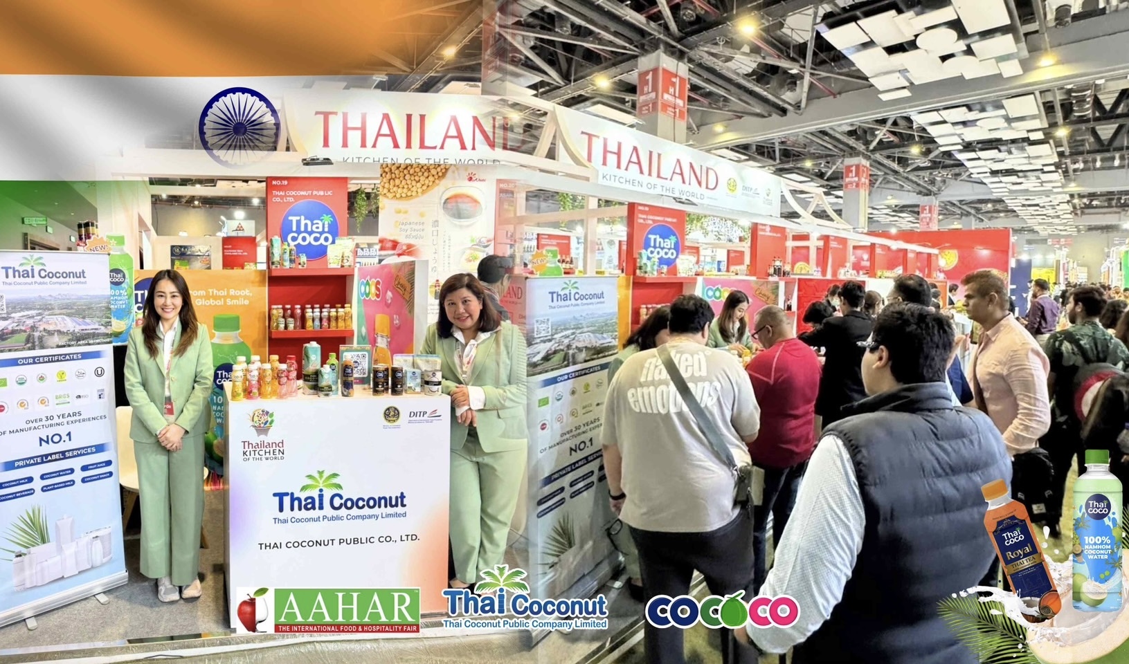 ไทย โคโคนัท บุกตลาดอินเดีย! ร่วมงาน AAHAR 2025 หวังออเดอร์ใหม่ทะลัก