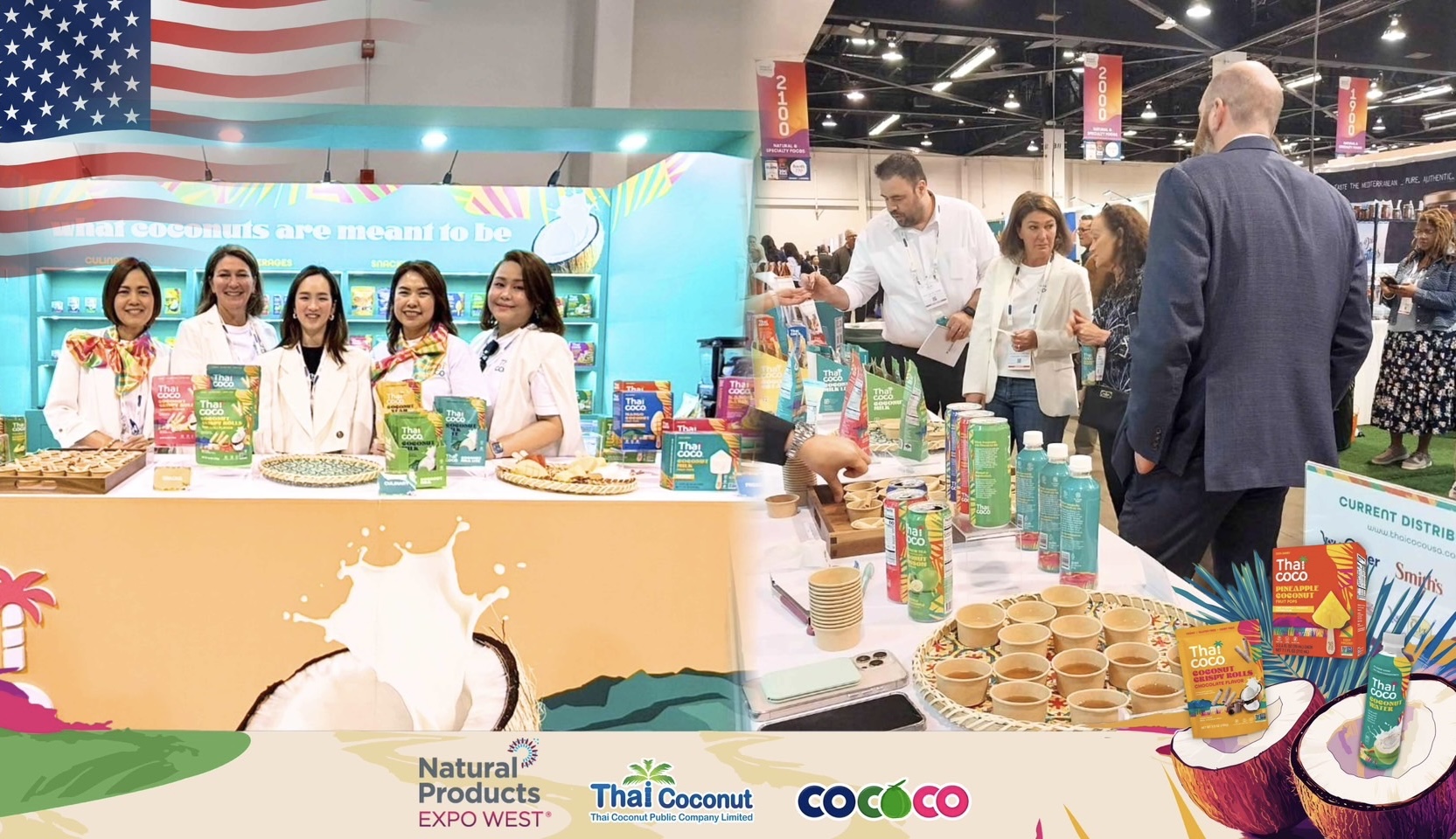 COCOCO ขนสินค้าออร์แกนิก ร่วมงาน “Natural Products Expo West 2025” สหรัฐฯ