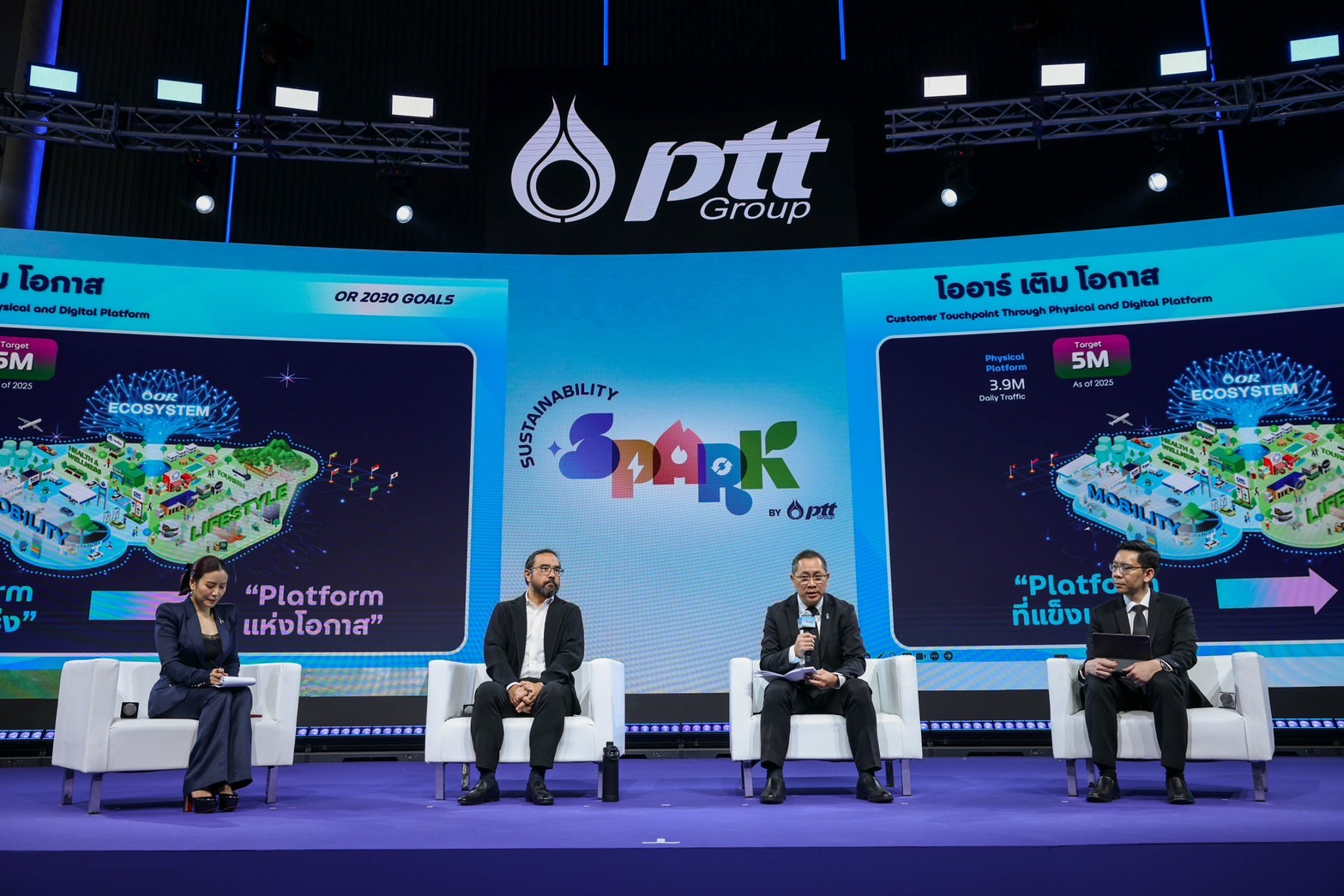 OR ชูวิสัยทัศน์ Platform แห่งโอกาส ใน “งาน Sustainable Spark by PTT Group” มุ่งขับเคลื่อนระบบนิเวศธุรกิจที่เติบโตคู่ความยั่งยืน